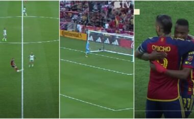 VIDEO / Çmenduri në MLS, ylli kolumbian realizon gol nga gjysma e fushës