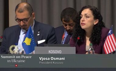 Samiti për Ukrainën/ Vjosa Osmani: Kosova pjesë e aleancave që mbrojnë vlerat e lirisë