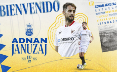 ZYRTARE / Adnan Januzaj, lojtar i ri i Las Palmas