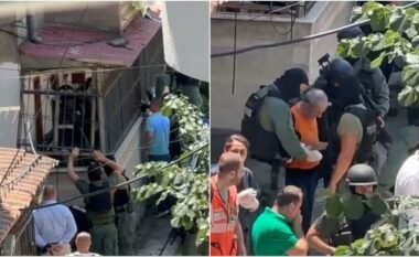 Qëlloi me armë nga ballkoni/ Forcat RENEA shkulin kangjellat e ballkonit, arrestohet 71-vjeçarin në Korçë