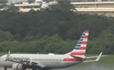 Panik në aeroport, avionit i shpërthen goma gjatë ngritjes (VIDEO)