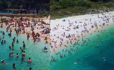 Kryeministri Rama ndan pamje nga ishulli i Sazanit: Një tjetër plazh i “sulmuar” nga turistët vendas e të huaj (VIDEO)
