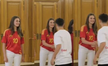 VIDEO/ Momenti i Princeshës së Spanjës me Gavin bëhet viral në internet, Leonor thuhet se ka një pëlqim për yllin e Barcelonës