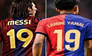 Yamal zgjedh numrin 19, e ka mbajtur edhe Messi
