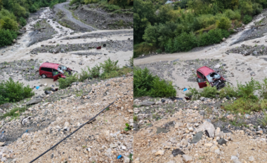 Aksident në “Rrugën e Arbrit”/ Automjeti përfundon në lumë, plagosen rëndë dy 22-vjeçarë