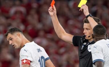 Granit Xhaka kapet me arbitrin: Danezët jo sportivë, kurrë s’kam parë arbitrim të tillë!