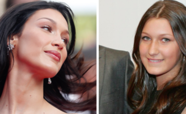 U shpall një nga femrat më të bukura në botë, por si dukej Bella Hadid para operacioneve plastike