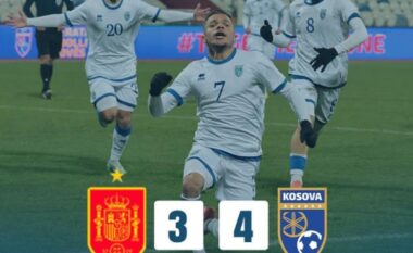 Kualifikueset e Europianit/ Kosova U-19 bën historinë, mund Spanjën me 4-3!