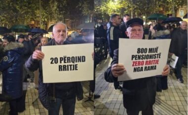 Protesta e PD/ Pensionistët para Parlamentit: Të rriten pensionet me 20%