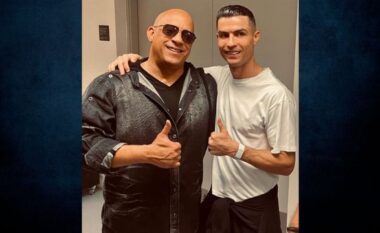 “Vetëm dy fëmijë me ëndrra”, Vin Diesel pozon me Cristiano Ronaldon, shihni postimin në Instagram