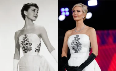 Ivanka Trump rikrijoi fustanin ikonik të Audrey Hepburn për inaugurimin e babait