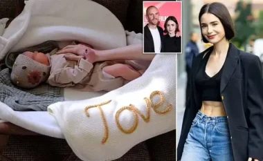 Lily Collins mirëpret fëmijën e saj të parë përmes një surrogate