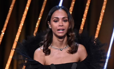 Zoe Saldana trondit shikuesit e BAFTA-s me fjalimin e saj të gjatë