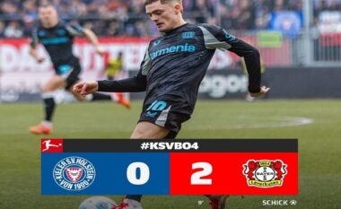 Leverkusen fiton dhe rikthehet në -5 nga Bayern