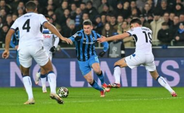 Atalanta e Gjimshitit dorëzohet përballë Bruges