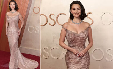 Selena Gomez mahnit me dukjen dhe elegancën e saj në “Oscars 2025”