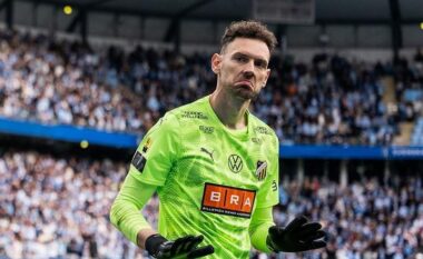 VIDEO / Shënoi gol në finale dhe priti dy penallti, Etrit Berisha i jep Kupën e Suedisë skuadrës së Hacken