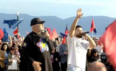 Rama ‘surprizon’ vlonjatët, për herë të parë këndon në fushatë bashkë me Noizyn