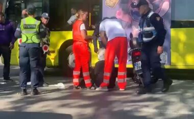 Aksident në Tiranë, dy motora përplasen me njëri-tjetrin