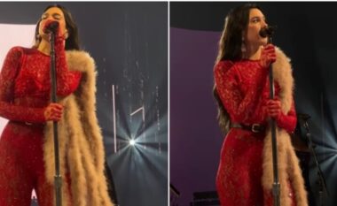 Dua Lipa mahnit publikun në Madrid, ndërsa interpreton një këngë të Enrique Iglesias në spanjisht