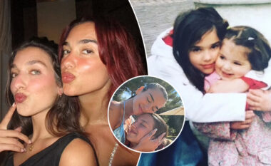“Rinush 24 n’kajmak”, Dua Lipa me urim të veçantë në shqip për ditëlindjen e motrës së saj
