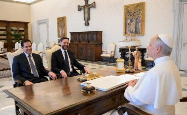 Papa Leoni XIV takon përfaqësuesit e SHBA-së, JD Vance dhe Marco Rubio