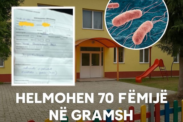 Helmohen 70 fëmijë në kopshtin shtetëror të Gramshit, dyshohet se konsumuan ushqim me salmonelë!