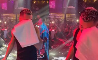 Gjesti përlotet gjatë performancës në Zvicër
