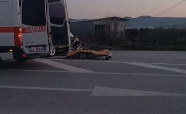 Aksident në Laç, këmbësori dërgohet në Spitalin e Traumës