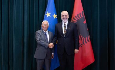 Samiti i Komunitetit Politik Europian/ Rama pret në Kryeministri presidentin e Këshillit Europian, Antonio Costa