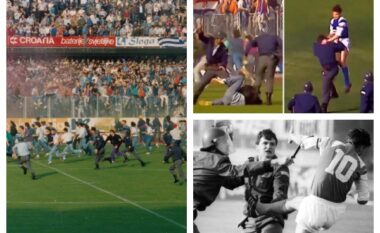 SPECIALE/ 35 vite nga dita kur shkelmi i Bobanit jehoi më fort se… goli! Si nisi përleshja në ndeshjen Dinamo Zagreb-Cervena Zvezda