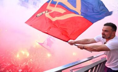 VIDEO/ Tifozët e Bazelit brohorasin emrin e Shaqirit, festë e jashtëzakonshme pas fitimit të titullit kampion