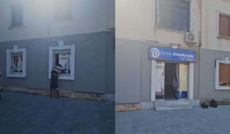 Dega e PD në Cërrik denoncon vjedhjen e zyrës: Kanë marrë kompjutera dhe një televizor
