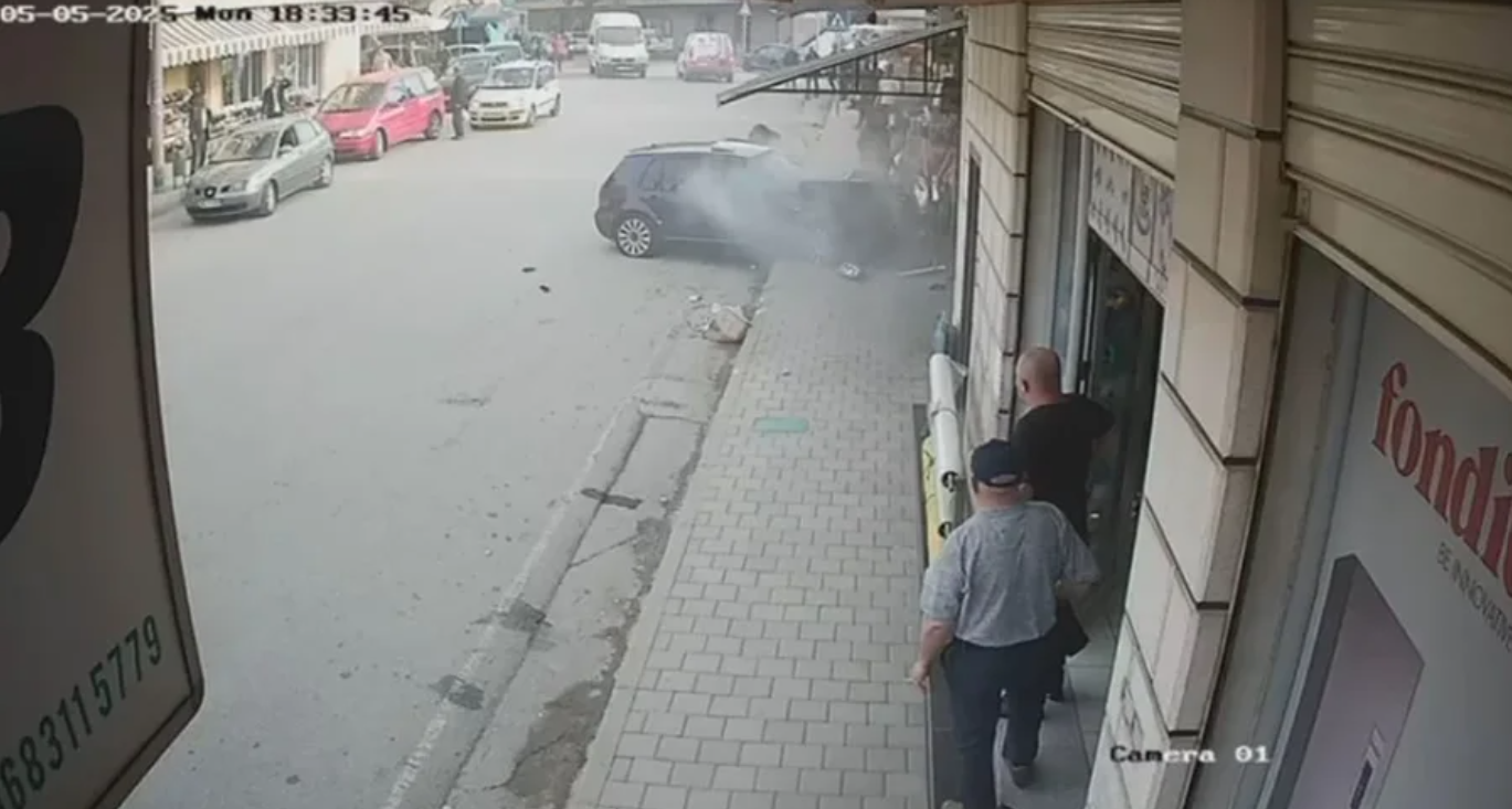 Aksidenti në Peshkopi ku u përplas efektivi, shoferi ishte nën efektin e alkoolit