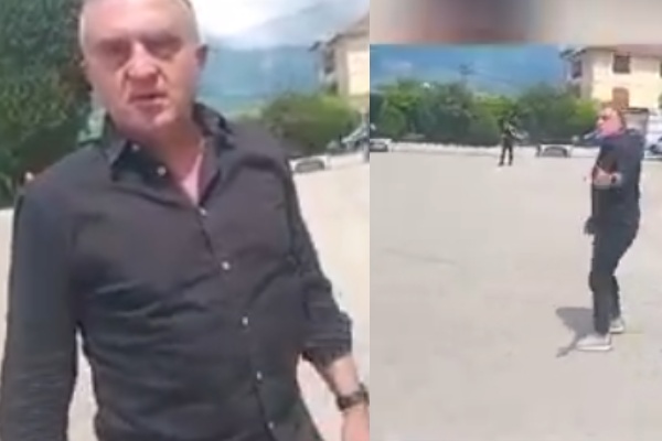Zgjedhjet 2025/ Drejtori i Ujësjellësit në Gjirokastër shkelmon portën e shkollës dhe intimidon komisionerët