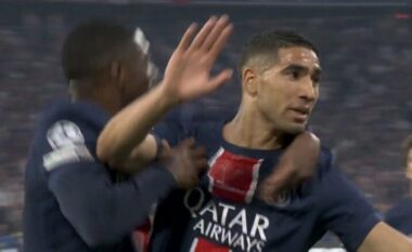VIDEO / PSG kalon në epërsi, Hakimi nuk feston ndaj ish-skuadrës