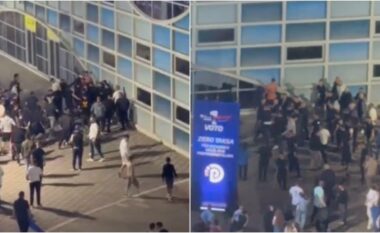 Incidenti në takimin e Berishës në Elbasan, djali i Luçiano Boçit përfundon me plagë në kokë në spital