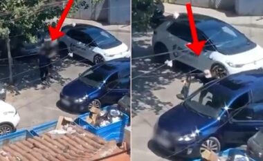 EMRI/ Policia publikon pamjet kur 34-vjeçari merr me forcë 40-vjeçarin në makinë dhe e godet me… (VIDEO)