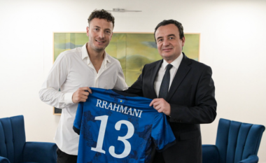 “Një nga lojtarët më të mirë në Serie A”, kryeministri Albin Kurti pret në zyrë kampionin Amir Rrahmani