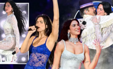 Veç performancave magjike, Dua Lipa vodhi vëmendjen e veshur në Swarovski