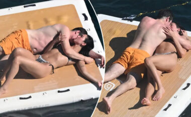 Dua Lipa fotografohet në momente intime me të fejuarin Callum Turner gjatë pushimeve në brigjet italian