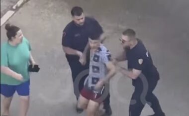 I riu tenton të futet mes zjarrit në Durrës për shpëtuar dyqanin, ndalohet nga zjarrfikësit