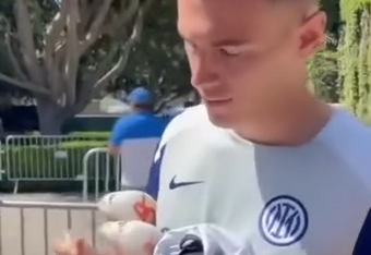 VIDEO / “Jemi me fat që të kemi në Kombëtare”, Kristjan Asllani surprizohet në SHBA