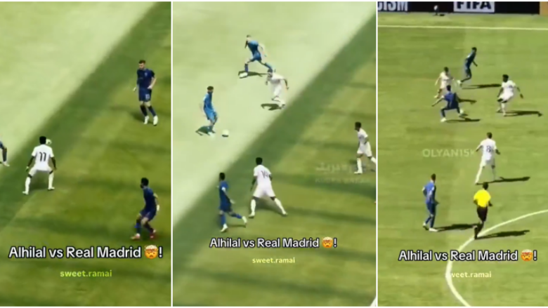 “A është Barcelona e Guardiolas?”, bëhet virale videoja nga loja tiki-taka e futbollistëve të Al Hilalit përballë Real Madridit