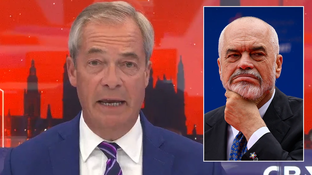 Politikani britanik Nigel Farage shpërthen keq ndaj Ramës: Hipokrit, merri mbrapsht kriminelët e tu…