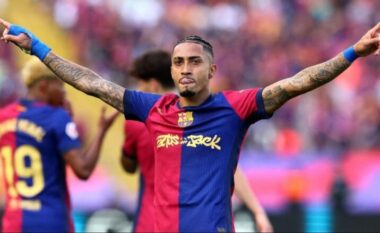 Barcelona merr një ofertë të çmendur prej 150 milionë eurosh për Raphinha nga gjiganti i Premier Ligës