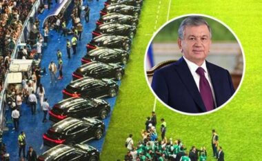 Pas kualifikimit historik në Kupën e Botës, presidenti i Uzbekistanit shpërbleu lojtarët me nga një veturë luksoze