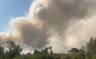 Vihet nën kontroll zjarri në landfillin e Elbasanit, tymi toksik mbuloi qytetin dhe fshatrat përreth
