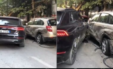 Ndjekje si nëpër filma/ Kush është shoku i Aleksandër Sadikajt, i vrarë me eksploziv që ra sot në pranga, përplasi tre makina