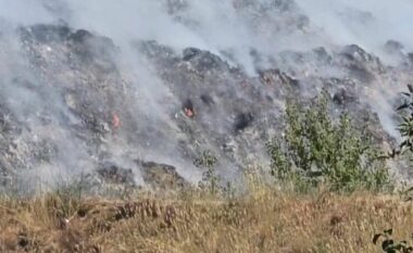 Vatra e zjarrit në landfillin e Elbasanit vijon për të tretën ditë/ Tymi ndot të gjithë zonën, nis ndërhyrja nga ajri